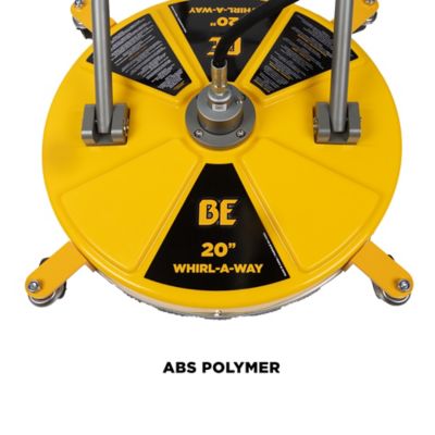 Image showing  20 in. Whirl-A-Way Commercial Pressure Washer Surface Cleaner with Wheels