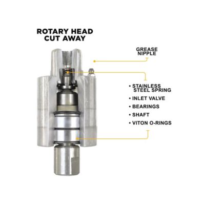 Image showing 6 th BE Power Equipment 20 in. Whirl-A-Way Commercial Pressure Washer Surface Cleaner with Wheels