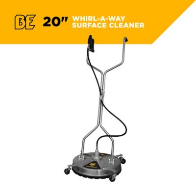 Image showing  20 in. Whirl-A-Way Stainless Steel Commercial Pressure Washer Surface Cleaner for Hot/Cold Water