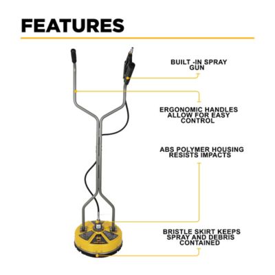 Image showing  16 in. Whirl-A-Way Commercial Pressure Washer Surface Cleaner