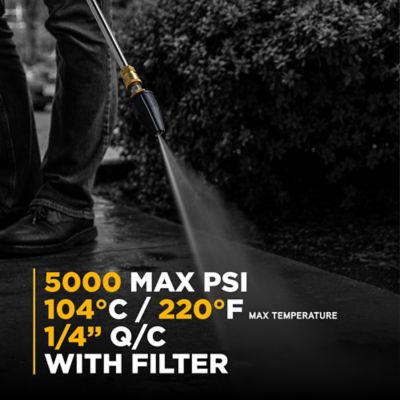 Image showing 2 th BE Power Equipment 5000 PSI Rotating Turbo Pressure Washer Nozzle