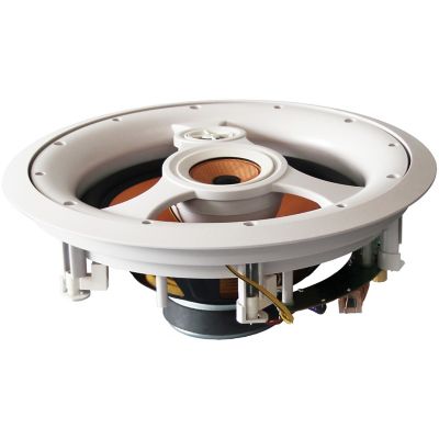 Image showing 5 th BIC America Acoustech H310C 10-In. Indoor 3-Way In-Ceiling Speaker, 250 Watts, White