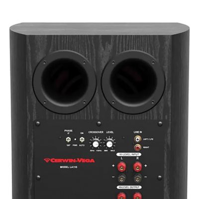 Image showing  LA Series 43-Watt-Continuous-Power 10-In. Powered Subwoofer, LA110B