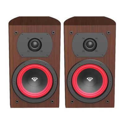 Image showing  LA Series 110-Watt-Peak LA14 Bookshelf Speaker Set, 2 ct. (Espresso)