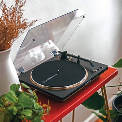 Image showing  AT-LP70X Fully Automatic Belt-Drive Turntable, Black/Bronze