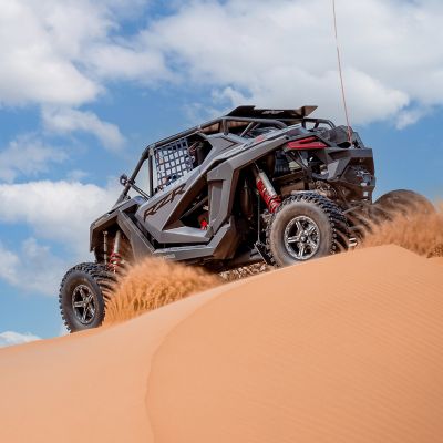 Image showing 5 th BULLITE BT-09 15 x 7.0 / 5 x 114.3, Gunmetal Gray rim, Satin Black beadlock