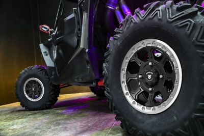 Image showing  BT-03 14 x 7.0 / 4 x 156, Satin Black rim, Raw beadlock