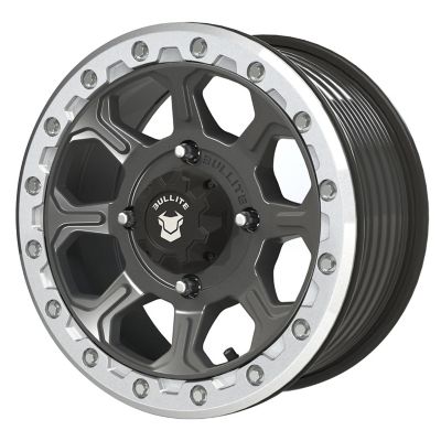 BULLITE BT-03 14 x 7.0 / 4 x 137, Satin Black rim, Raw beadlock