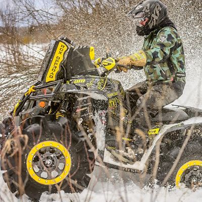 Image showing 2 th BULLITE BT-03 14 x 7.0 / 4 x 156, Satin Black rim, Neo Yellow beadlock