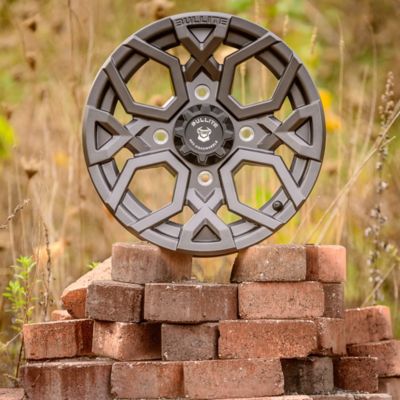 Image showing 3 th BULLITE [BT-07] 14 x 7.0 / 4 x 156 - Gunmetal Gray Rim