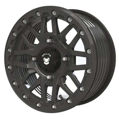 BULLITE [BT-06] 14 x 7.0 / 4 x 137 - Satin Black Rim, Satin Black Beadlock