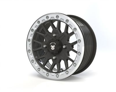 BULLITE BT-05 15 x 7.0 / 4 x 137 - Satin Black Rim, Raw Beadlock