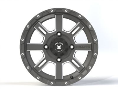 Image showing 1 th BULLITE BT-02 14 x 7.0 / 4 x 156, Gunmetal Gray Rim