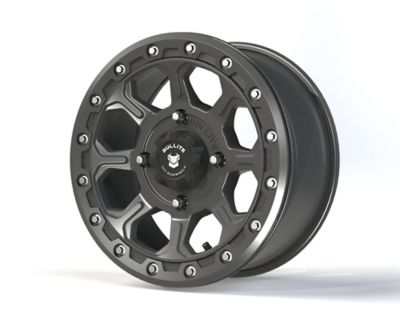 BULLITE [BT-03] 14 x 7.0 / 4 x 156 - Gunmetal Gray rim, Gunmetal Gray beadlock