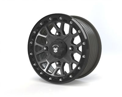 BULLITE BT-05 15 x 7.0 / 4 x 156 - Gunmetal Gray Rim, Satin Black Beadlock