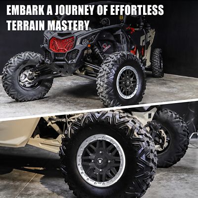 Image showing 2 th BULLITE BT-06 14 x 7.0 / 4 x 137, Satin Black Rim, Raw Beadlock