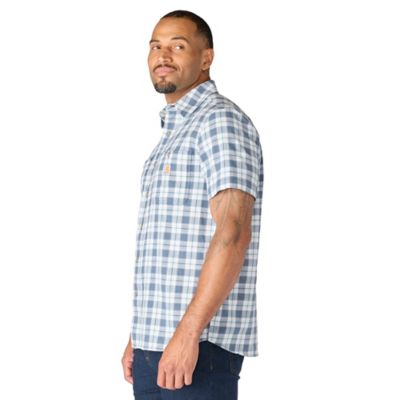 Image showing  Men's Bozeman Relaxed Short-Sleeve Plaid Shirt