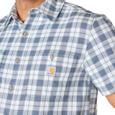 Image showing  Men's Bozeman Relaxed Short-Sleeve Plaid Shirt