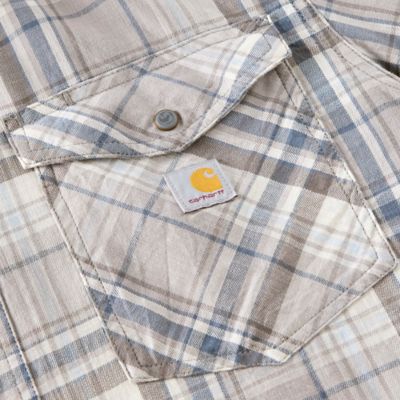 Image showing 8 th Carhartt Montana Bozeman Relaxed SS Plaid Shirt