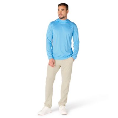 Image showing 3 th Carhartt Men's Force Sun Defender Lightweight Logo Graphic Long-Sleeve Hooded T-Shirt