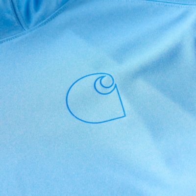 Image showing 8 th Carhartt Men's Force Sun Defender Lightweight Logo Graphic Long-Sleeve Hooded T-Shirt