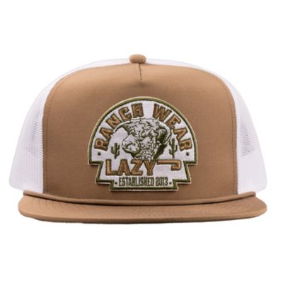 Image showing  Lazy J Coyote Brown & White Olive Arrowhead Hat, 4 ft.