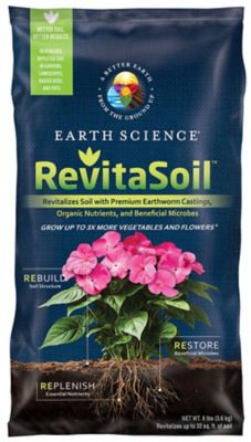 Earth Science RevitaSoil Soil Amendment 8 lb. - Organic Soil Booster Plant Food