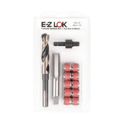 E-Z LOK Thread Repair Kit for Metal - Stainless Steel - Standard Wall - M12-1.75 x 3/4-10
