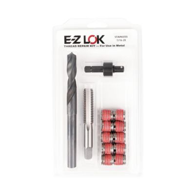 E-Z LOK Thread Repair Kit for Metal - Stainless Steel - Standard Wall - 7/16-20 x 5/8-11
