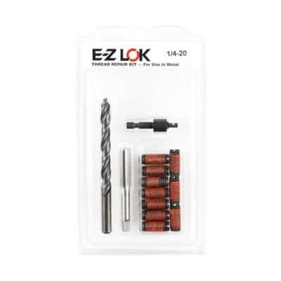 E-Z LOK Thread Repair Kit for Metal - Standard Wall - 1/4-20 x 7/16-14 x 1.00 in. Length