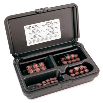 E-Z LOK Threaded Insert Assortment Kit for Metal - Carbon Steel - M6 to M12