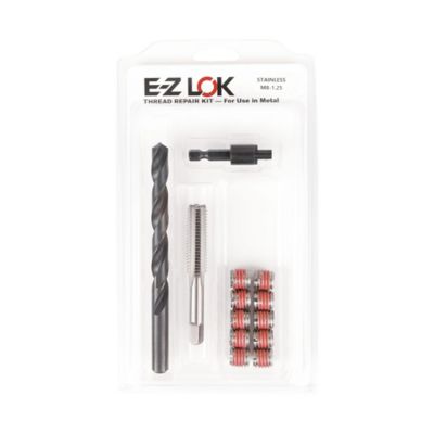 E-Z LOK Thread Repair Kit for Metal - Stainless Steel - Standard Wall - M8-1.25 x M12-1.75