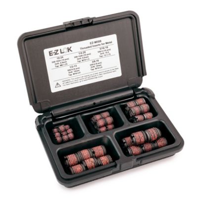 E-Z LOK Threaded Insert Assortment Kit for Metal - Carbon Steel - 10-24 to 1/2-13 (550 Series)