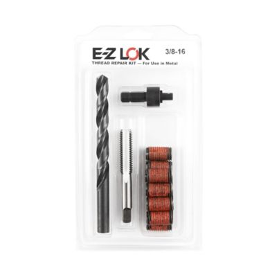 E-Z LOK Thread Repair Kit for Metal - Standard Wall - 3/8-16 x 9/16-12 x 1.00 in. Length