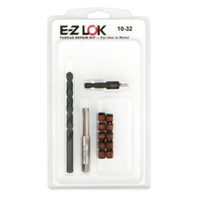 E-Z LOK Thread Repair Kit for Metal - Standard Wall - 10-32 x 3/8-16