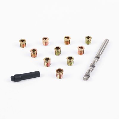 Image showing 1 th E-Z LOK Threaded Insert Installation Kit for Wood, Steel, Flanged, 5/16-18 x 15mm