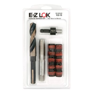 E-Z LOK Thread Repair Kit for Metal - Screw Locking - 1/2-13 x 3/4-10
