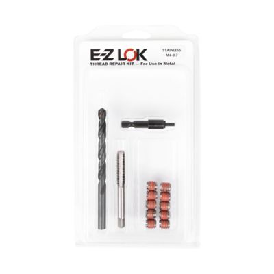 E-Z LOK Thread Repair Kit for Metal - Stainless Steel - Standard Wall - M4-0.7 x M8-1.25