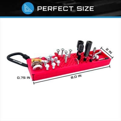 Image showing  Bitster 2.0 Red Magnetic Sillicone Bit and Fastener Organizer