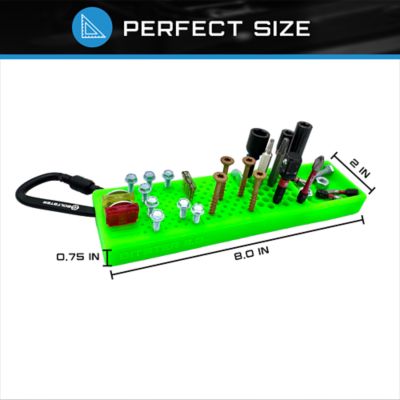 Image showing  Bitster 2.0 Green Magnetic Silicone Bit and Fastener Organizer