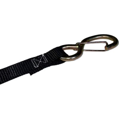 Image showing  1 in. x 14 ft. Spring Loaded Cam Buckle Strap with Keeper S Hooks - 1 Pack