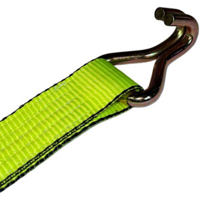 Image showing  2 in. x 30 ft. SPIN FREE Ratchet Strap with Wire Hooks - 1 Pack