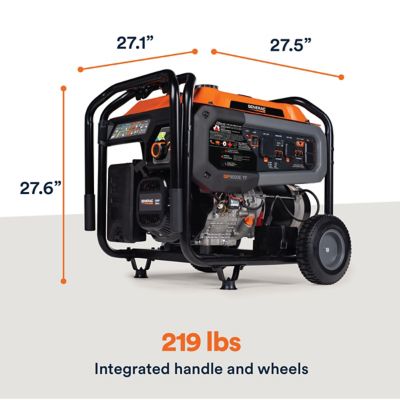 Image showing  9500 Watt Tri-Fuel Portable Generator 49 State