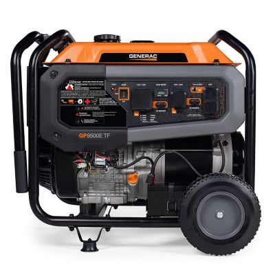 Image showing 9 th Generac 9500 Watt Electric Start Tri Fuel Portable Generator 50ST