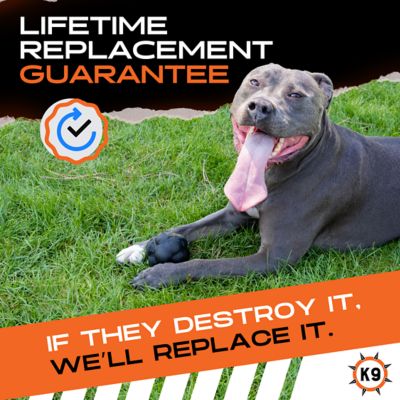 Image showing  Rumble Ball - Durable Dog Ball for Aggressive Chewers - Natural Rubber