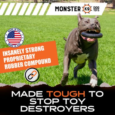 Image showing  Chew Ring - Durable Chew Toy for Aggressive Chewers - Natural Rubber