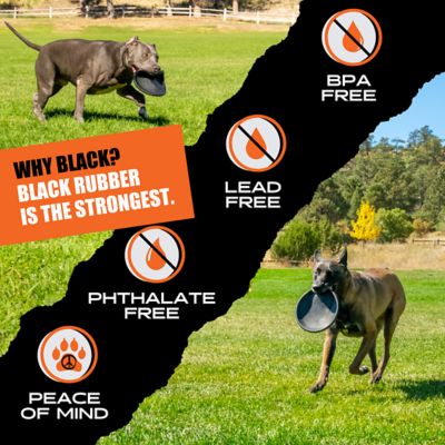 Image showing 6 th Monster K9 Dog Toys Aero Disc - Durable Dog Disc for Aggressive Chewers - Natural Rubber