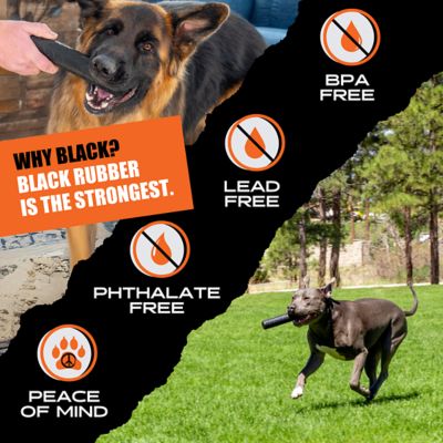 Image showing 6 th Monster K9 Dog Toys Chew Stick - Durable Dog Chew & Fetch Toy for Aggressive Chewers - Natural Rubber