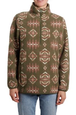 Image showing 1 th Vintage Threads Women's Printed Half Zip Sherpa
