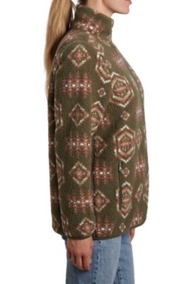 Image showing 3 th Vintage Threads Women's Printed Half Zip Sherpa